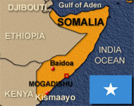 Since 1991, Somalia has beenwithout a central authority