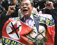 Recent missile tests havesparked protest in South Korea