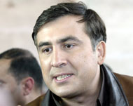 Saakashvili has described the Russian response as 'hysteria'