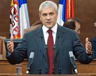 President Tadic has praised the new constitution