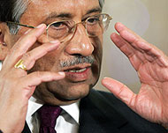 Musharraf said he was stunned to see the devastation