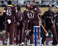 Hugs all round for the Windies