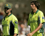 Akhtar and Asif  in action