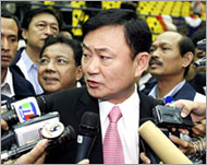 Thaksin was ousted in an armycoup in September this year