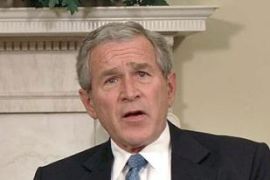 George Bush, US president