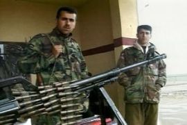 Kurdish fighters in Northern Iraq