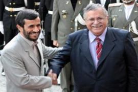 Ahmadinejad and Talabani