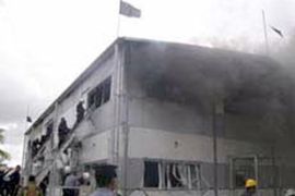 Tonga protest fire
