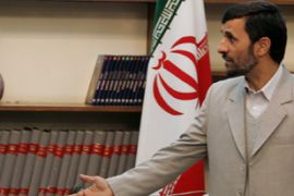 Iranian president, Mahmoud Ahmadinejad