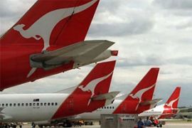 Qantas planes on the tarmac at Sydney airport