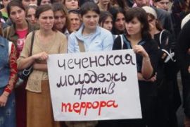 chechnya protest