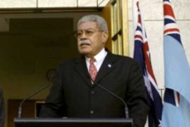 Fijian Prime Minister Laisenia Qarase