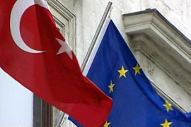 TURKEY EU FLAGS