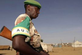 African Union soldier in Darfur