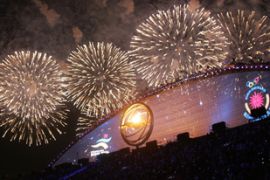 Opening ceremony of the Asia Games in Doha, Qatar