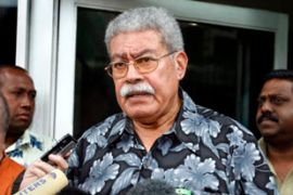 Fiji's PM Laisenia Qarase