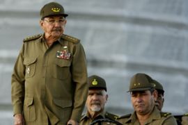 Cuban acting President and chief of Cuban Army Raul Castro