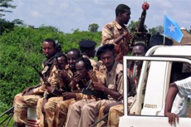 Somalia interim government soldiers