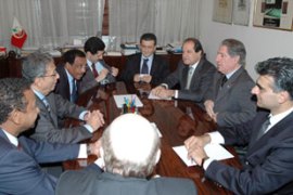 Arab League's Amr Moussa meets Lebanese political leaders