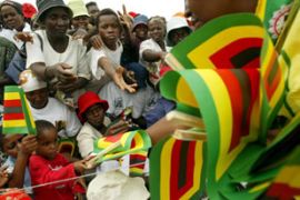 Zanu-PF supporters