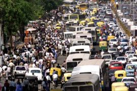 New Delhi traffic