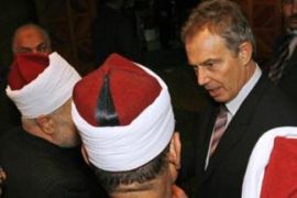 Blair visits grand Imam in Caior, Egypt