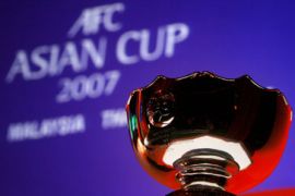 Football's Asian Cup trophy