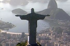 Christ the Redeemer statue overlooking Rio de Janeiro, Brazil