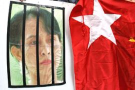 Aung Sann Syu Ki release poster prison Burma Myanmar