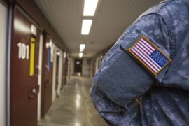 US military guard at Guantanamo Bay