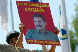 Support of PKK leader Abdullah Ocalan