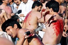 Ninth day of the Islamic holy month of Moharram in Islamabad, Pakistan, Ashura