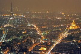 Paris lights out climate change