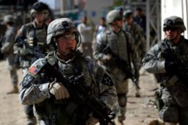 US troops in Baghdad