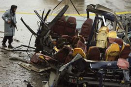 Bus bombing in Lebanon