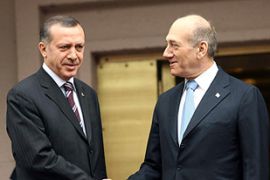 Turkey Tayyip Erdogan Ehud Olmert Israel