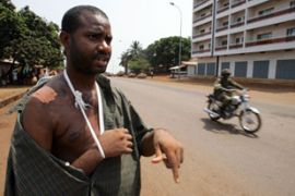 Man wounded during clashes with Guinea army