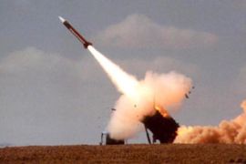 Patriot missile interceptor