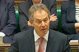 Tony Blair makes statement in House of Commons