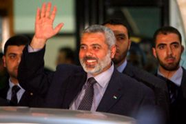 Palestinian Prime Minister Ismail Haniya