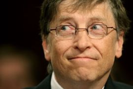Bill Gates, founder of Microsoft
