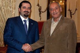 Saad al-Hariri meets Nabih Berri