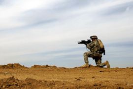 Us soldier in Iraq