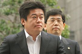 Japan's Internet tycoon Takafumi Horie, former President of Livedoor