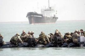 British Britain sailors Royal Navy Iraq Gulf waters frigate