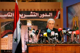 syria elections Bassam Abdel-Majid