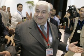 Syrian Foreign Minister Walid Mualem, iraq, rice