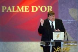 Michael Moore at Cannes film festival