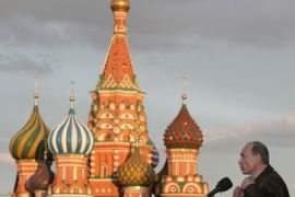 Putin speaks in Moscow