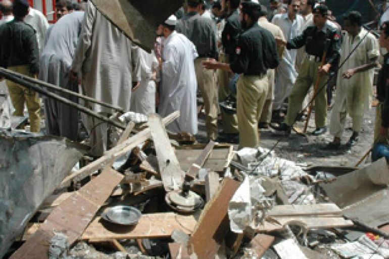 Peshwar hotel blast